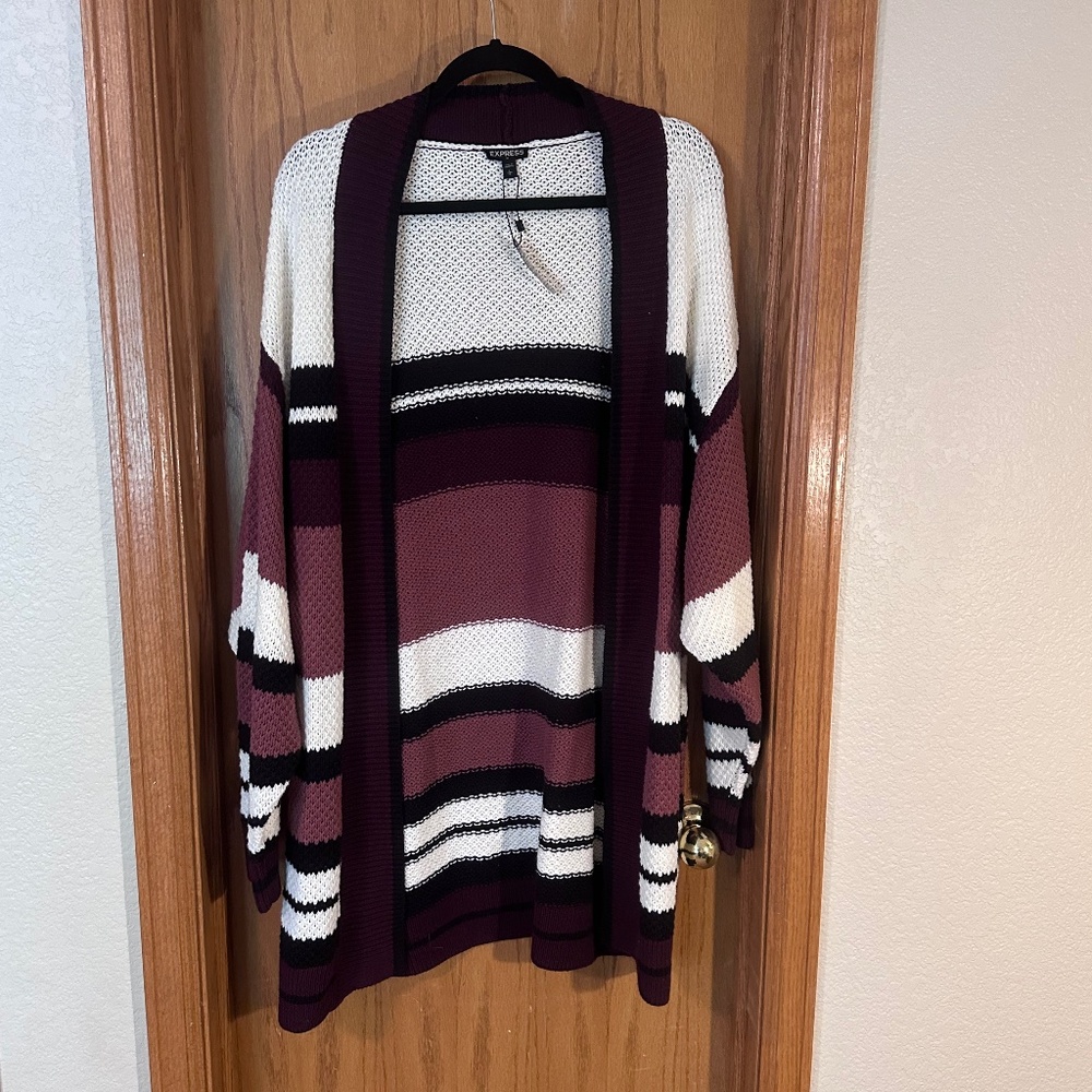Striped Express Cardigan